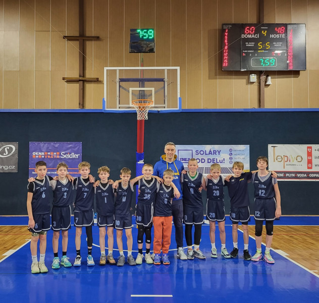 U13 kluci - po první polovině soutěže na vítězné vlně